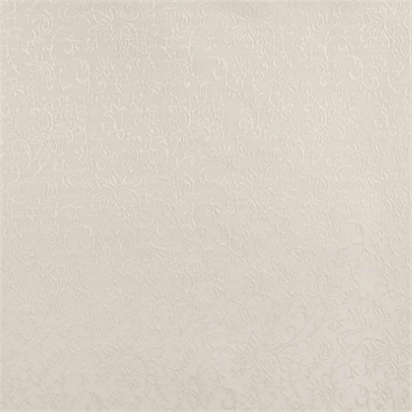 Designer Fabrics 54 in. Wide Off White, Contemporary Floral Jacquard Woven Upholstery Fabric B602 - main